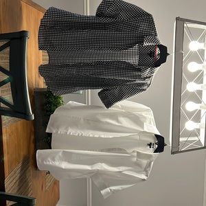 Talbots wrinkle resistant short sleeved shirts  size 18W Both for $15